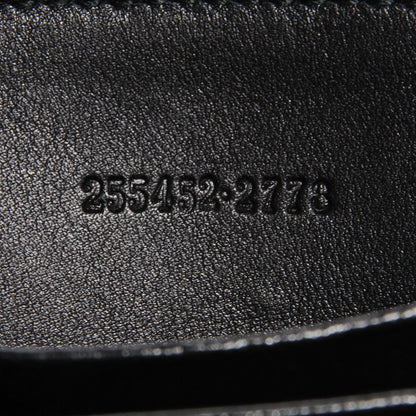 Gucci Guccissima Zip Around Card Case Black 7 of 7