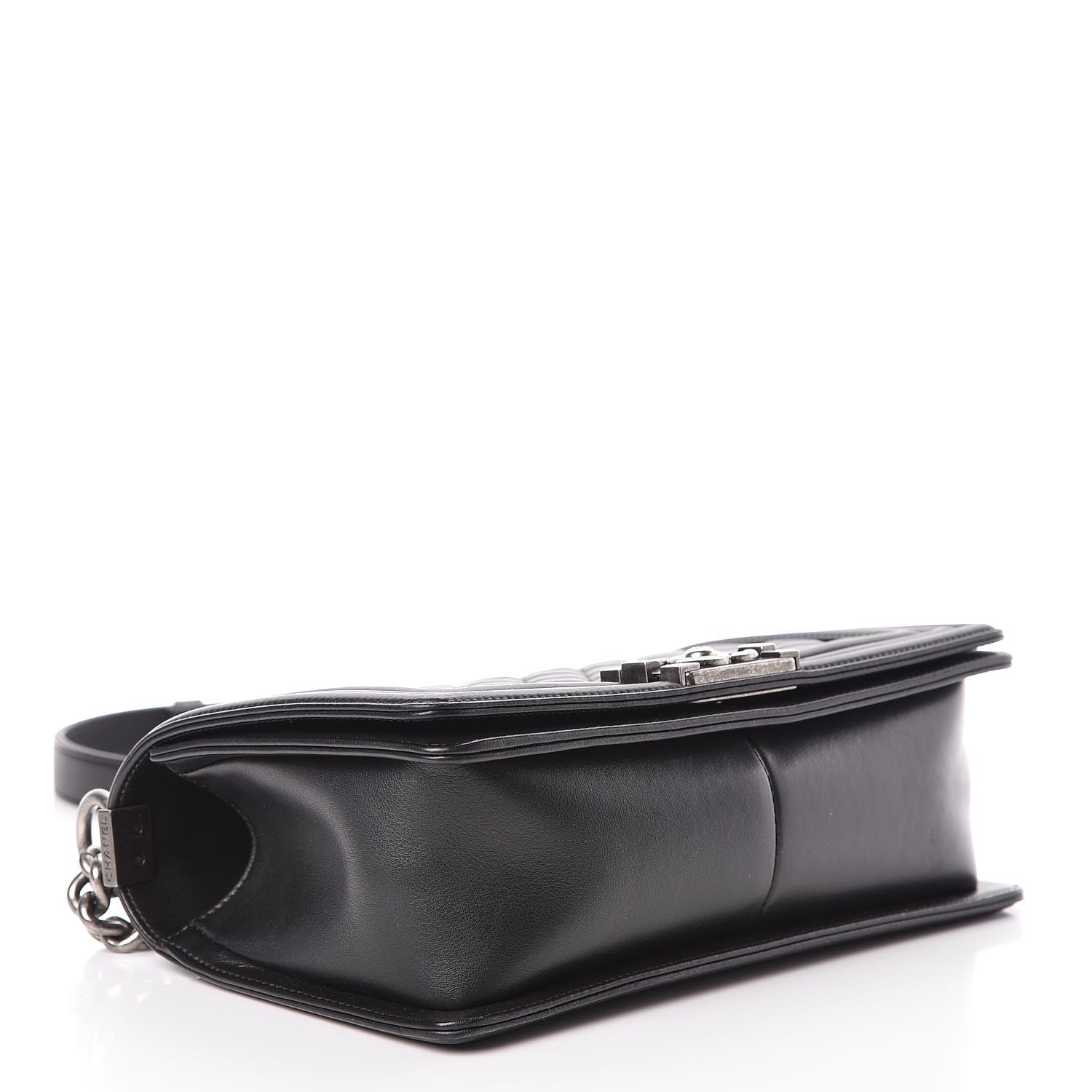 Chanel Calfskin Quilted Medium Boy Flap Black 4 of 18