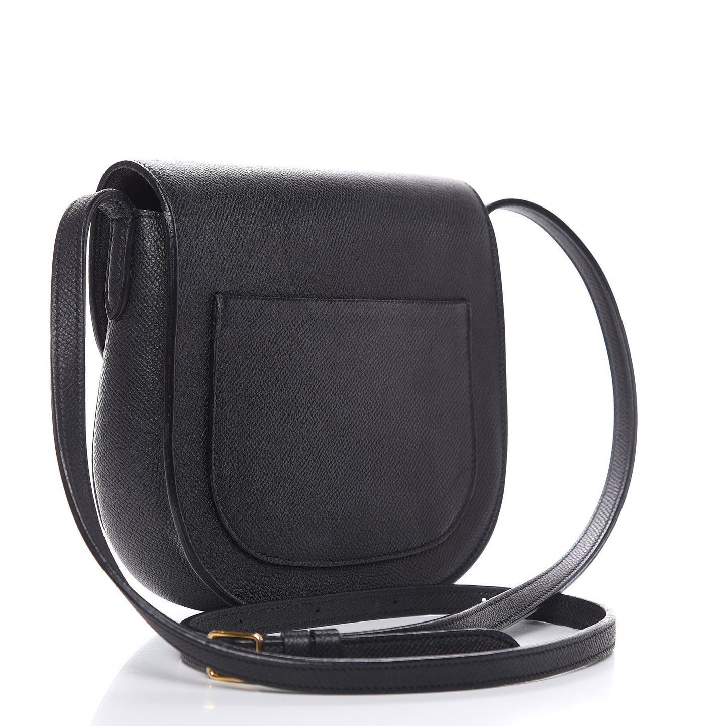 Baby Grained Calfskin Small Trotteur Black