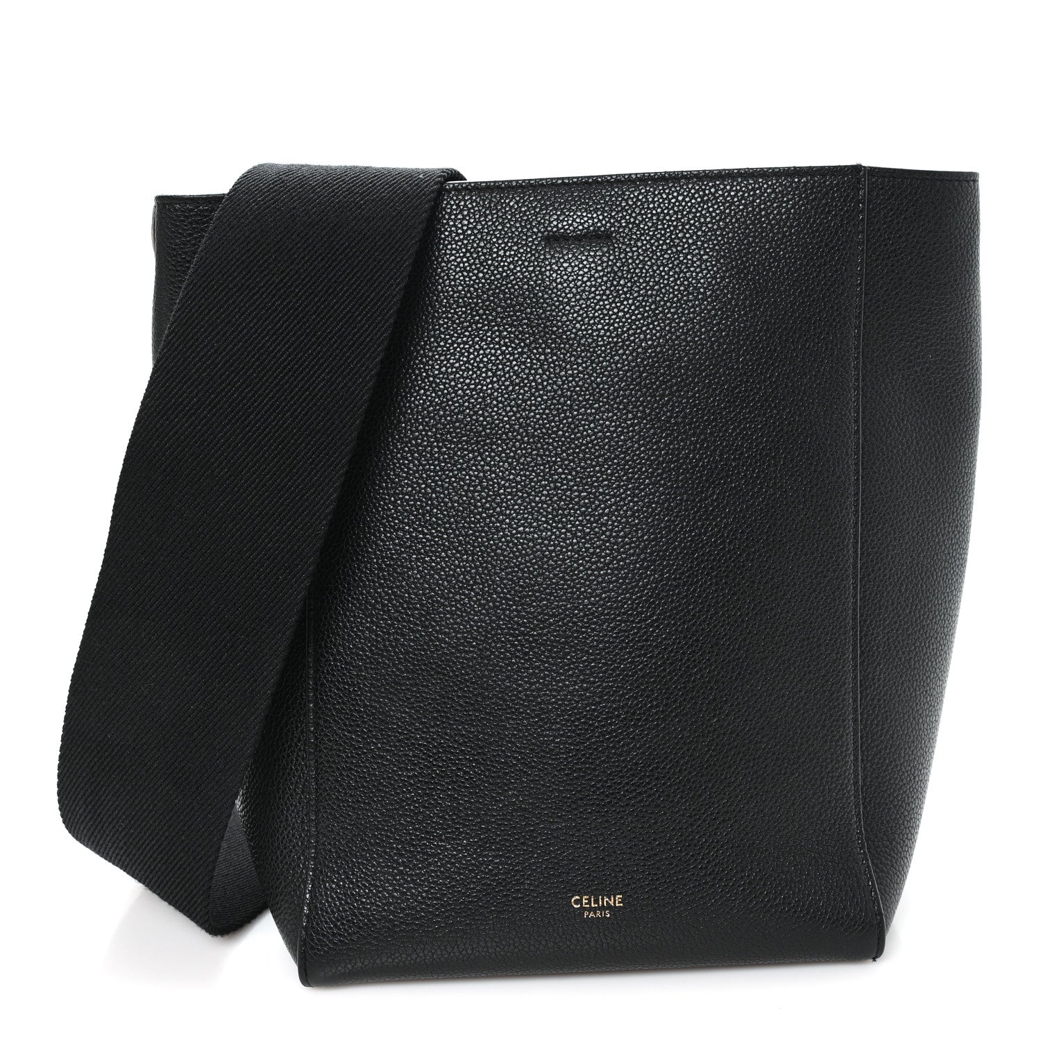 Celine Soft Grained Calfskin Small Sangle Bucket Bag Black 1 of 10