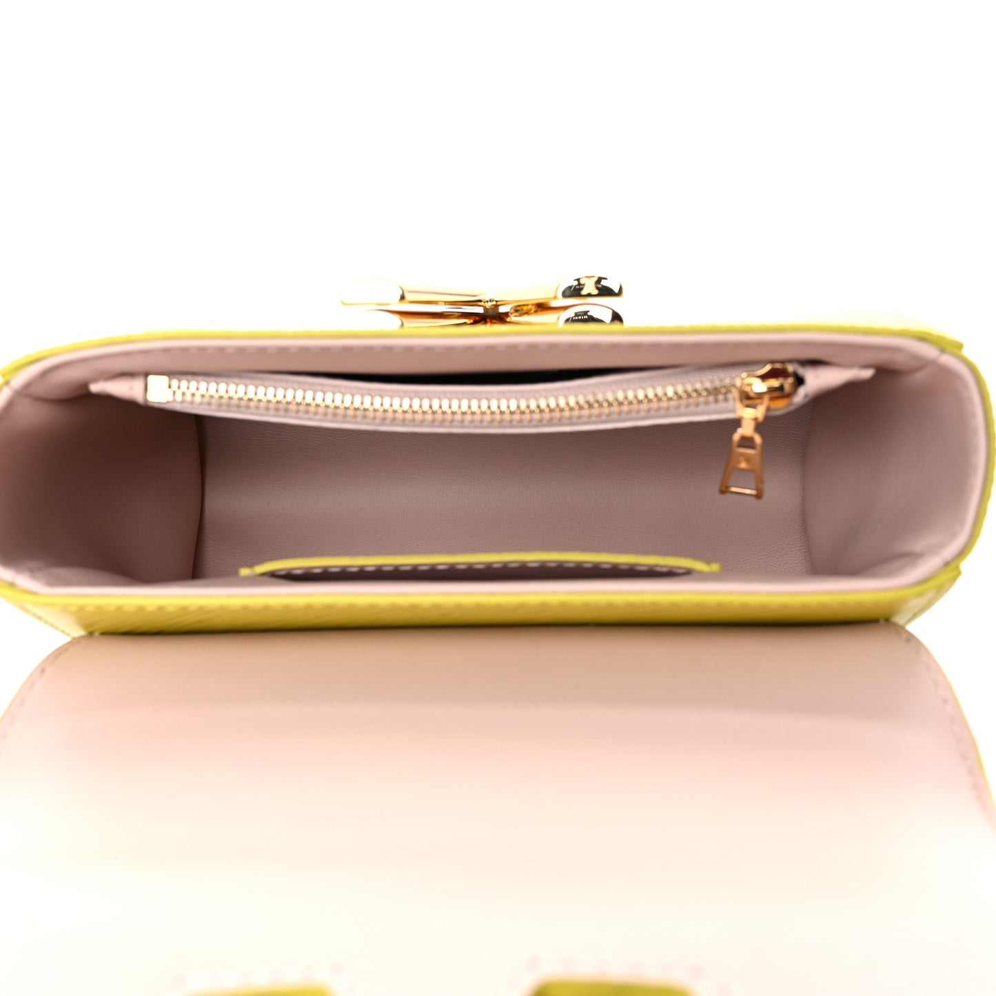 Epi Twist Shoulder Bag PM Citron Yellow