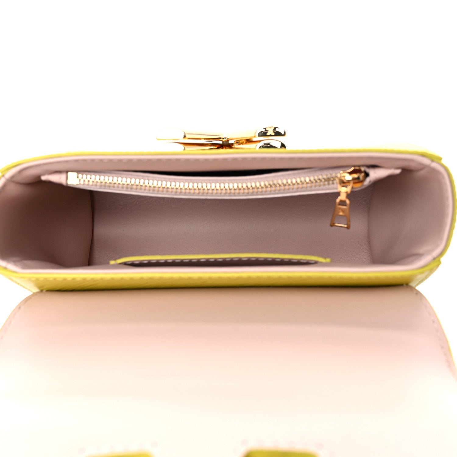 Louis Vuitton Epi Twist Shoulder Bag PM Citron Yellow 4 of 7