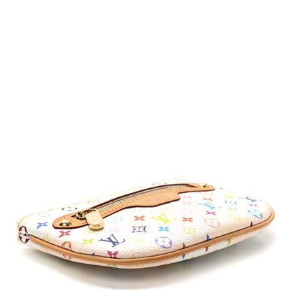 Louis Vuitton Monogram Multicolor Pochette Plate MM White 4 of 9
