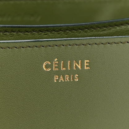 Celine Box Calfskin Classic Box Medium Flap Bag Army Green 7 of 11