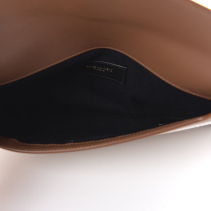 Saint Laurent Canvas Uptown Pouch Natural Beige Brick 5 of 10