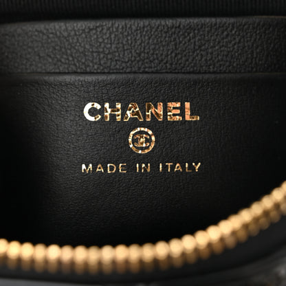 Chanel Patent Calfskin Quilted Shiny Coco Clutch With Chain Black 6 of 10