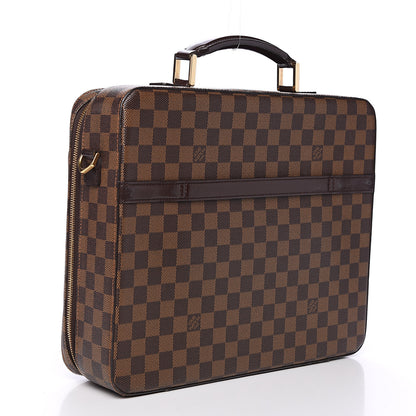 Louis Vuitton Damier Ebene Porte Ordinateur Sabana Computer Case 2 of 14