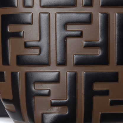 Fendi Vitello Century Bi-Color FF 1974 Embossed Belt Bag Maya Black 10 of 10
