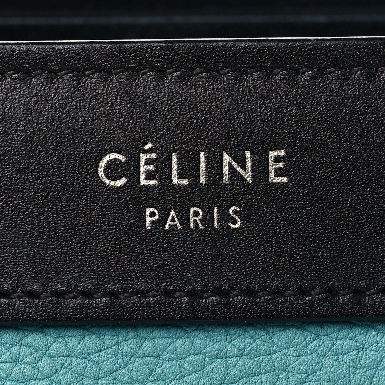 Celine Drummed Calfskin Nubuck Nano Tri-Color Luggage Glacier Red Black 5 of 8