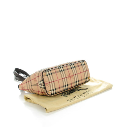 Burberry Haymarket Check Medium Regent Tote Chocolate 4 of 8