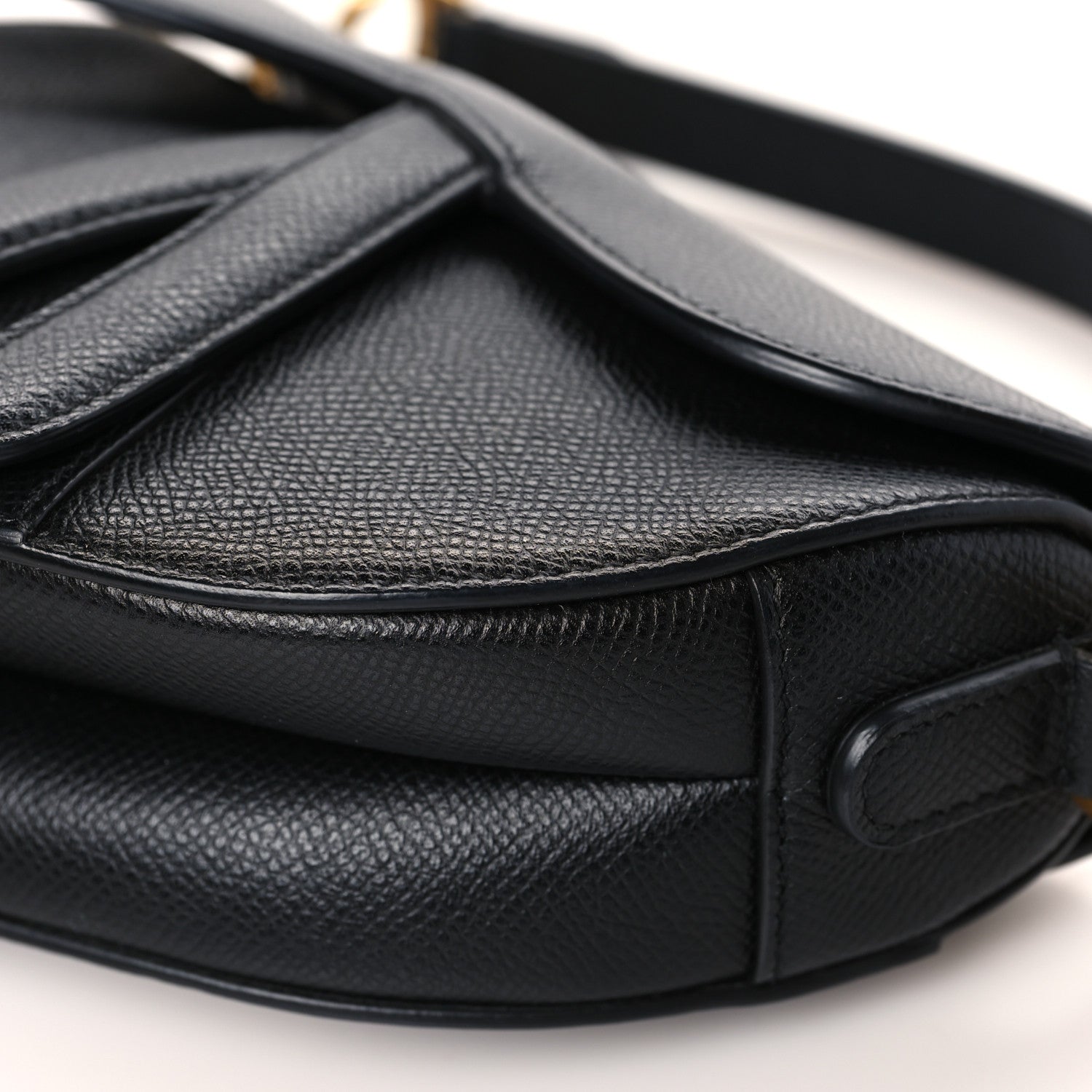 Christian Dior Calfskin Mini Saddle Bag Black 9 of 9