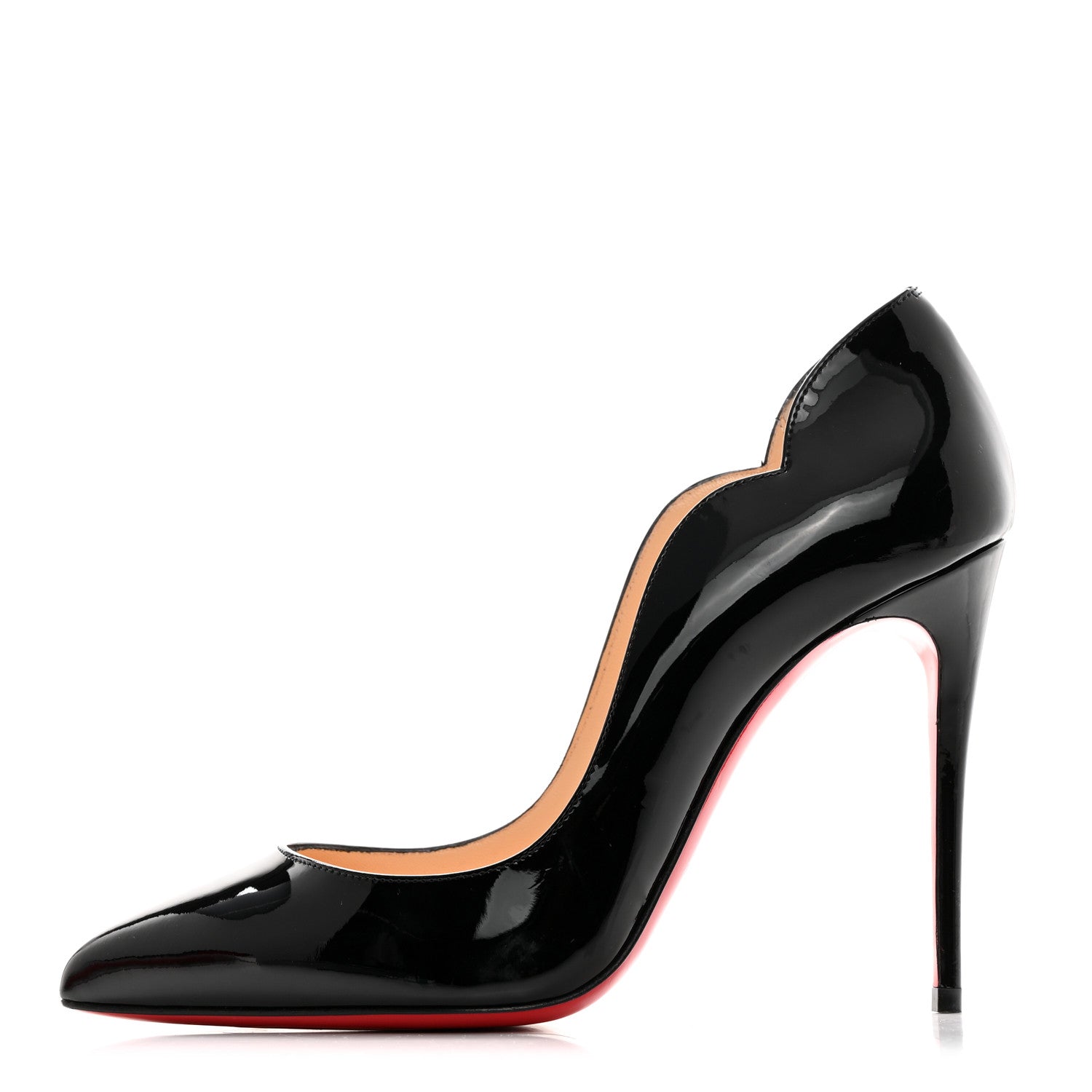 Christian Louboutin Patent Hot Chick 100 Pumps 36.5 Black 1 of 7
