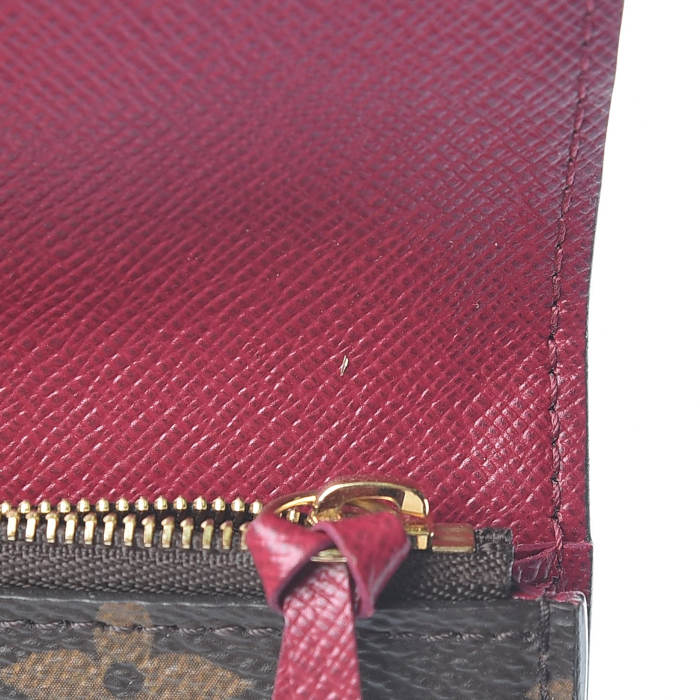 Monogram Rosalie Coin Purse Fuchsia