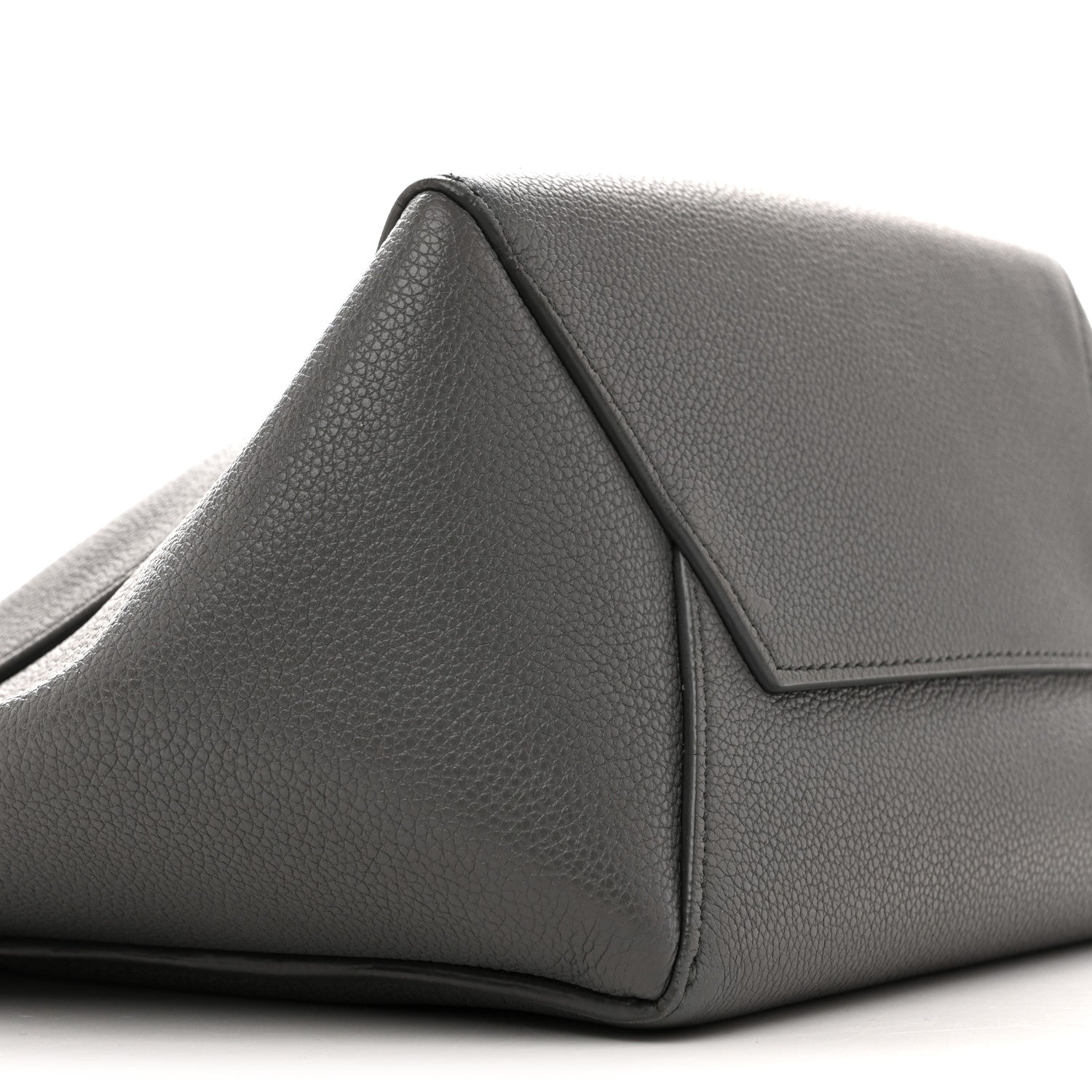 Celine Soft Grained Calfskin Small Sangle Bucket Bag Kohl 9 of 14