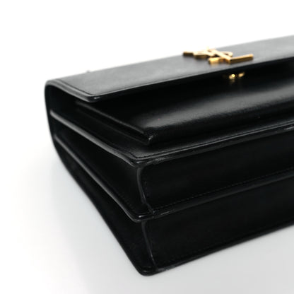 Saint Laurent Calfskin Medium Monogram Sunset Black 8 of 9