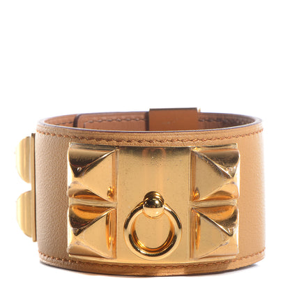 Hermes Swift Collier de Chien CDC Small Bracelet Curry 1 of 7