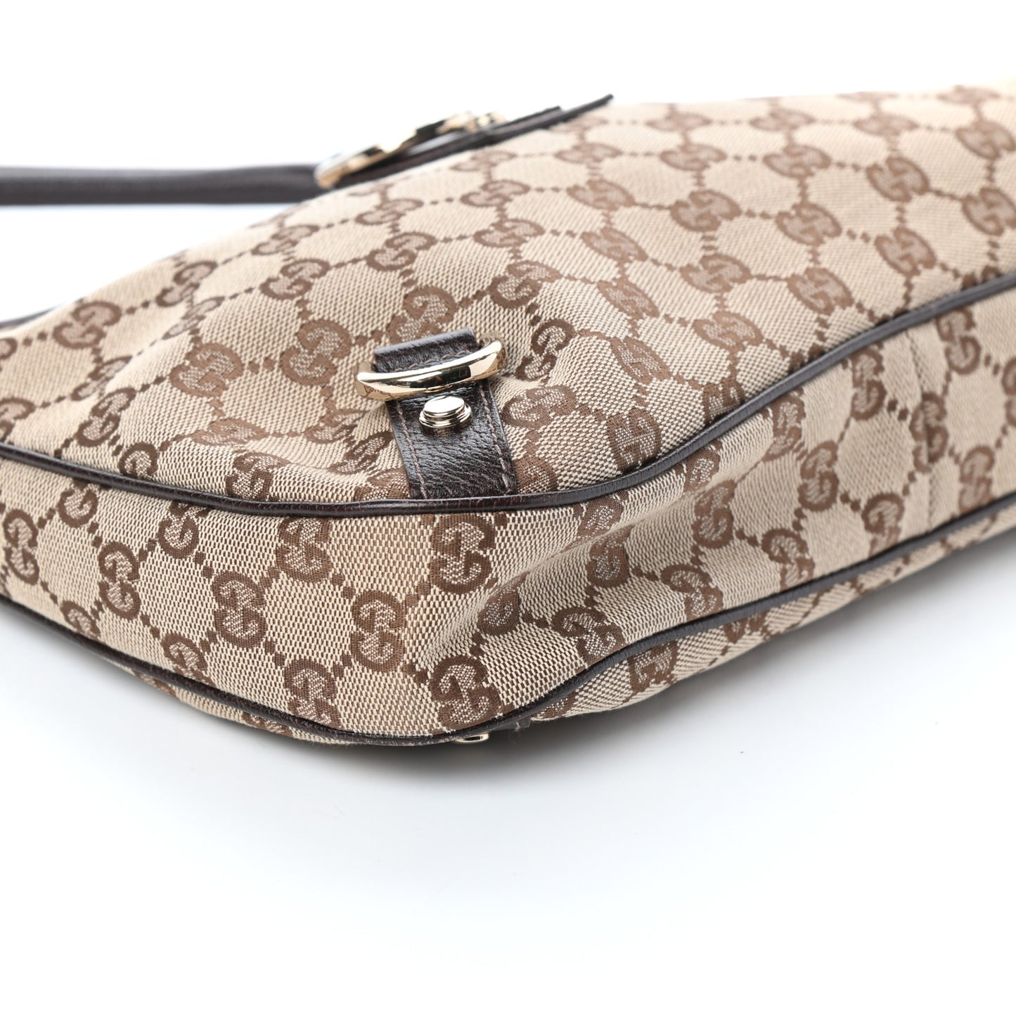 Monogram Medium Abbey D Ring Hobo Brown