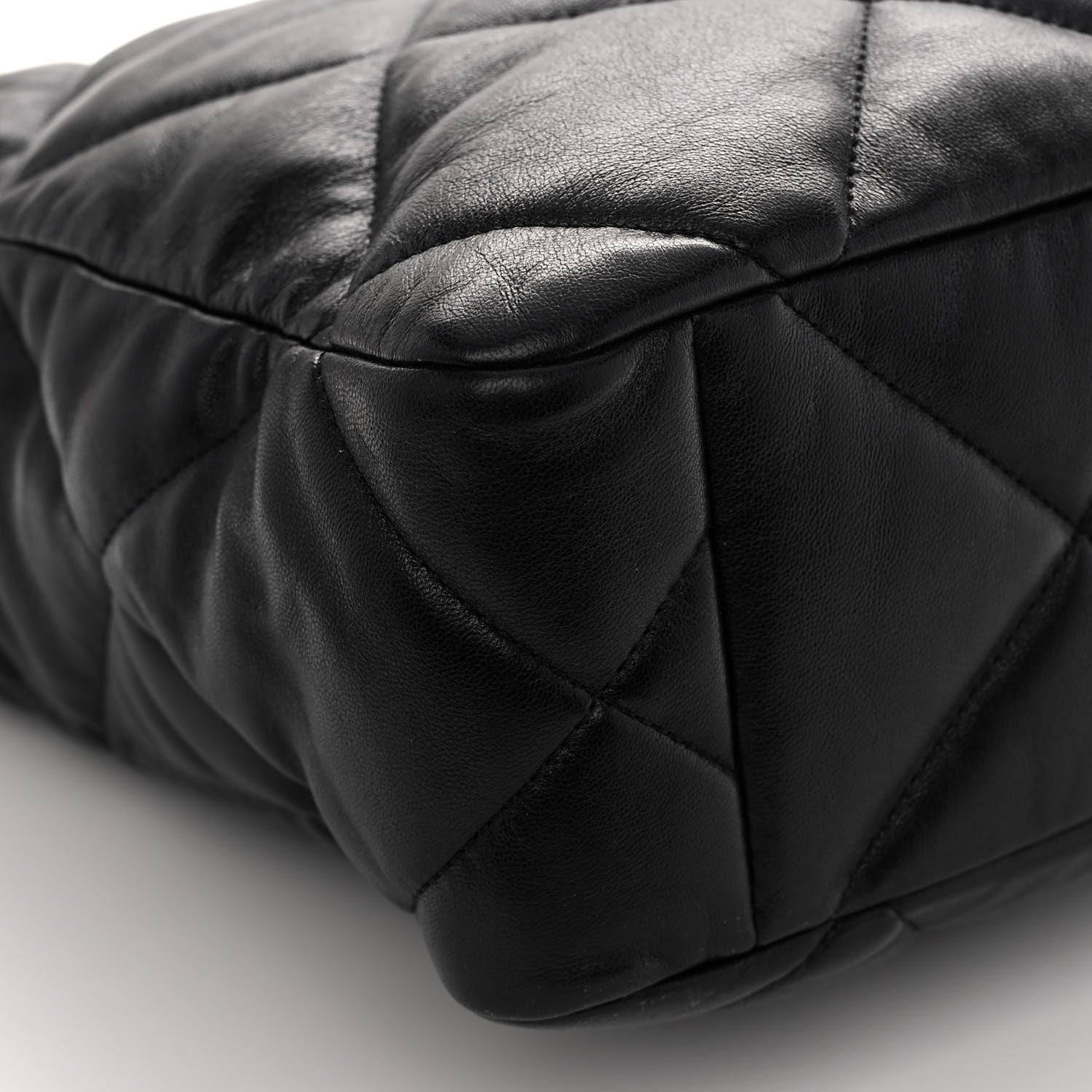 Chanel Lambskin Quilted Chanel 19 Shopping Bag Black 9 of 11