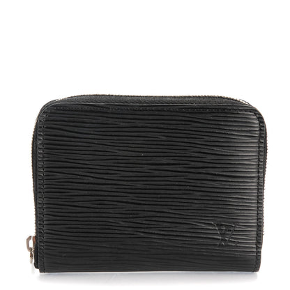 Louis Vuitton Epi Zippy Coin Purse Black 1 of 7