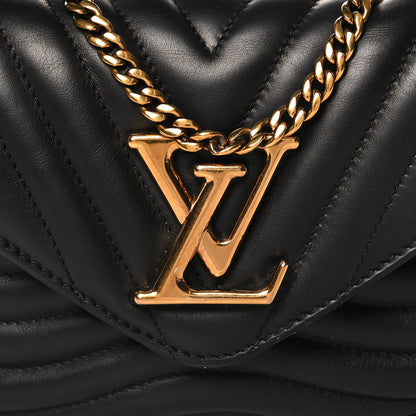 Louis Vuitton Calfskin New Wave Multi Pochette Black 7 of 9
