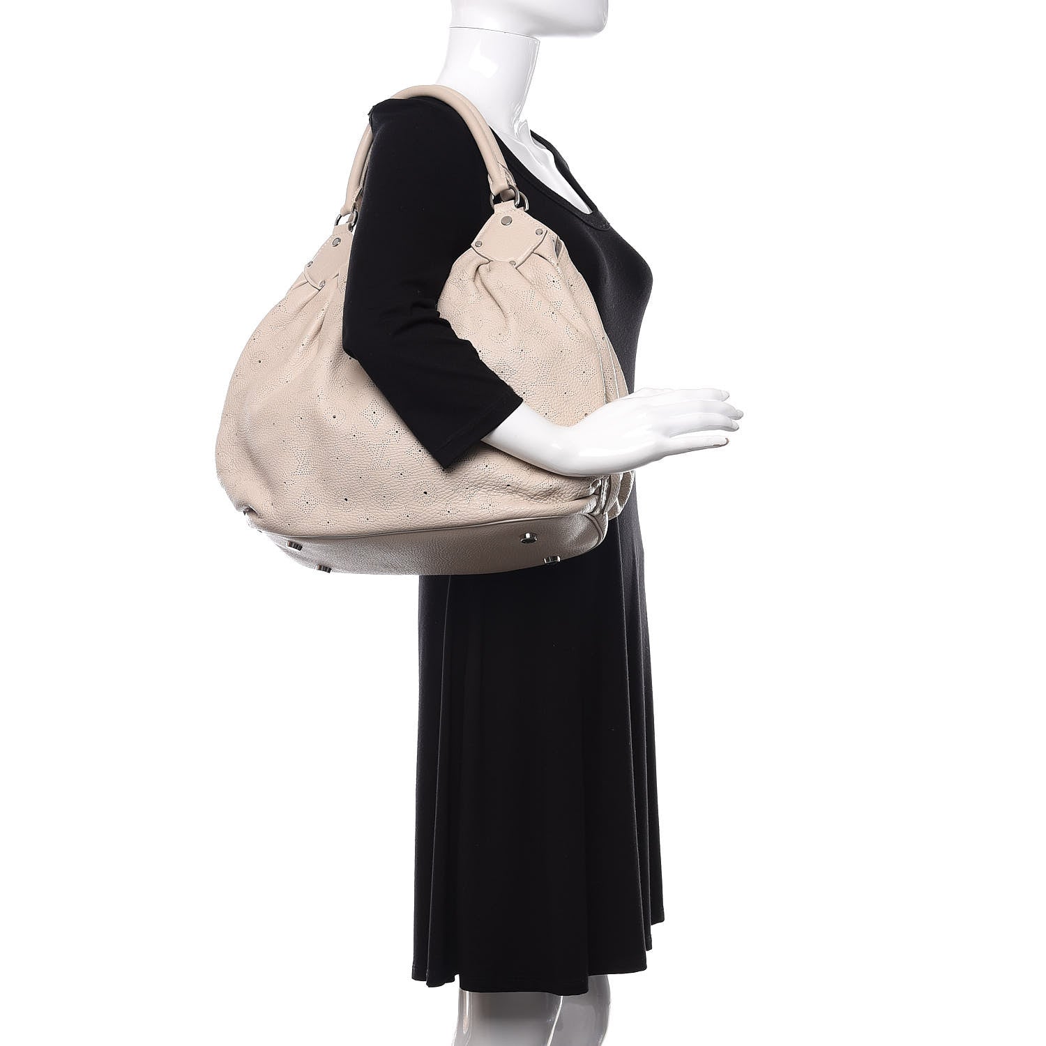 Louis Vuitton Mahina L Ivory 2 of 16