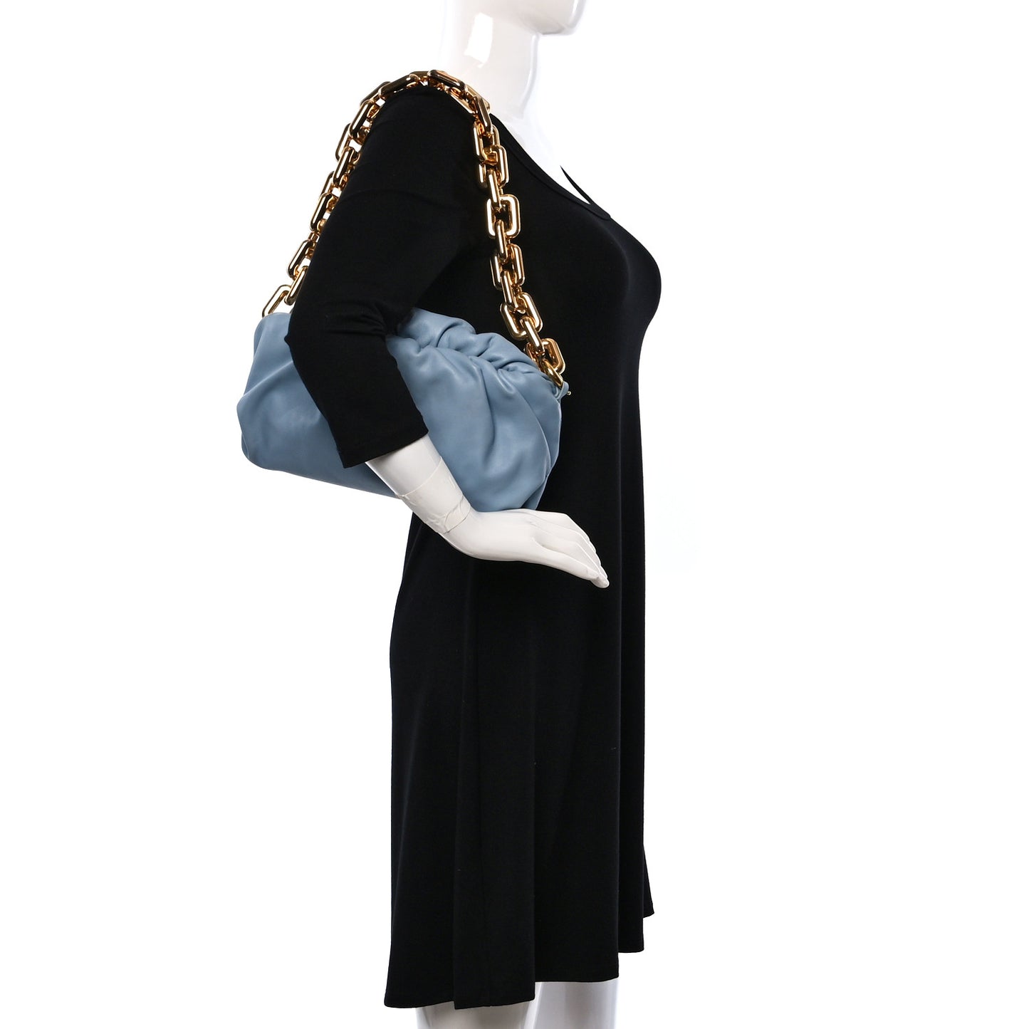 Calfskin The Pouch Chain Ice