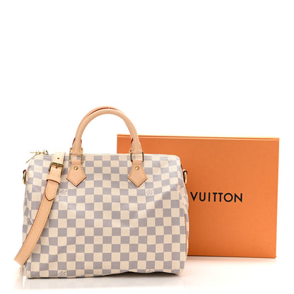 Louis Vuitton Damier Azur Speedy Bandouliere 30 11 of 11