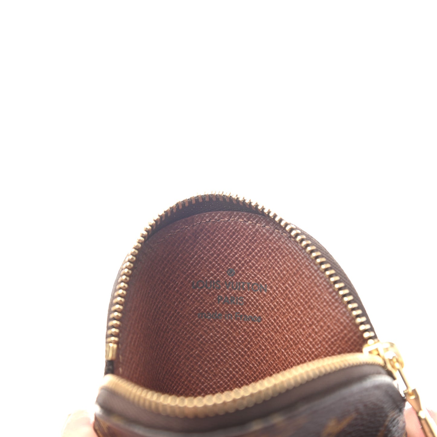 Monogram Round Coin Purse
