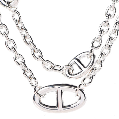 Hermes Sterling Silver Farandole Necklace 120 6 of 7
