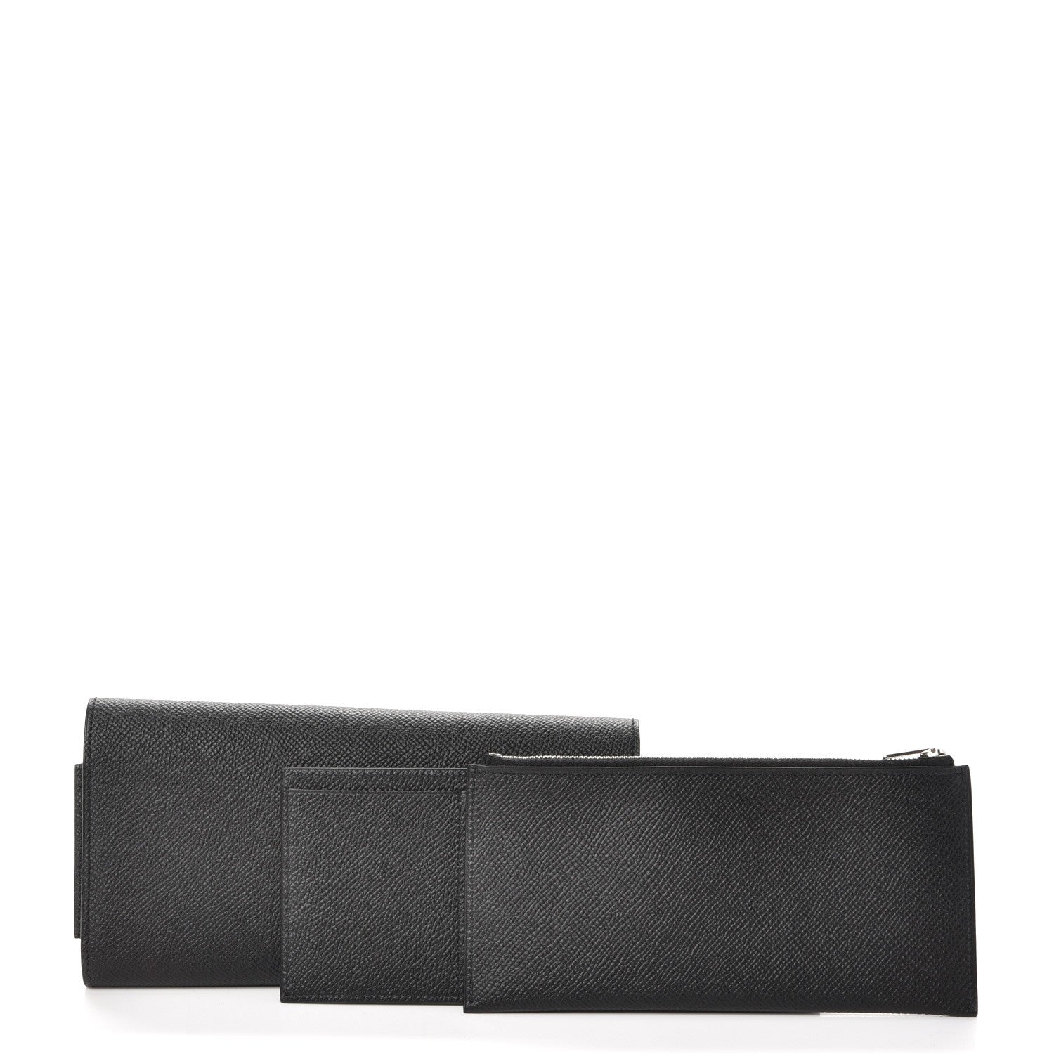 Hermes Epsom Passant Long Wallet Black 5 of 12