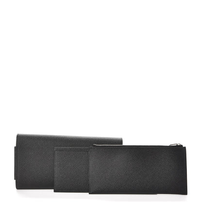 Hermes Epsom Passant Long Wallet Black 5 of 12