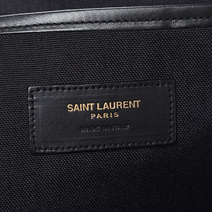 Saint Laurent Canvas Nylon Giant City Backpack Green 8 of 12
