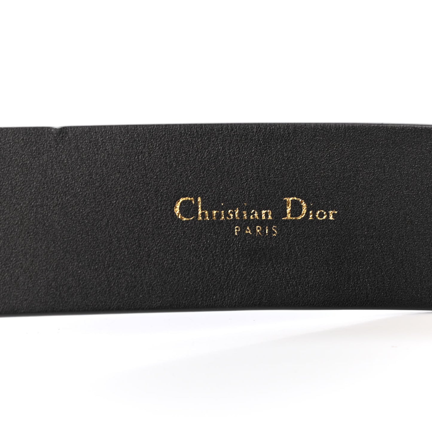 Calfskin CD Belt 90 Black
