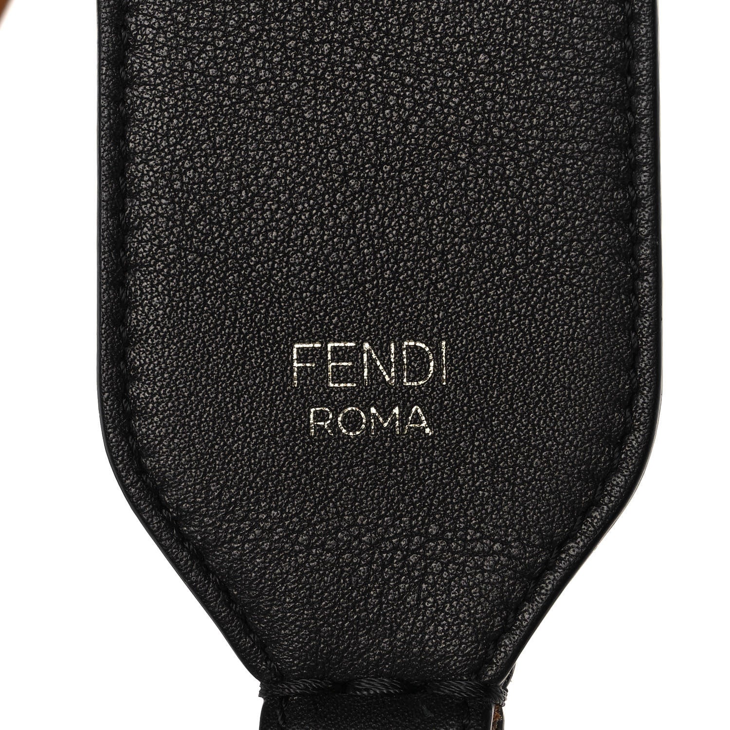 Fendi Velvet Tapestry FF Strap You Tobacco 3 of 5