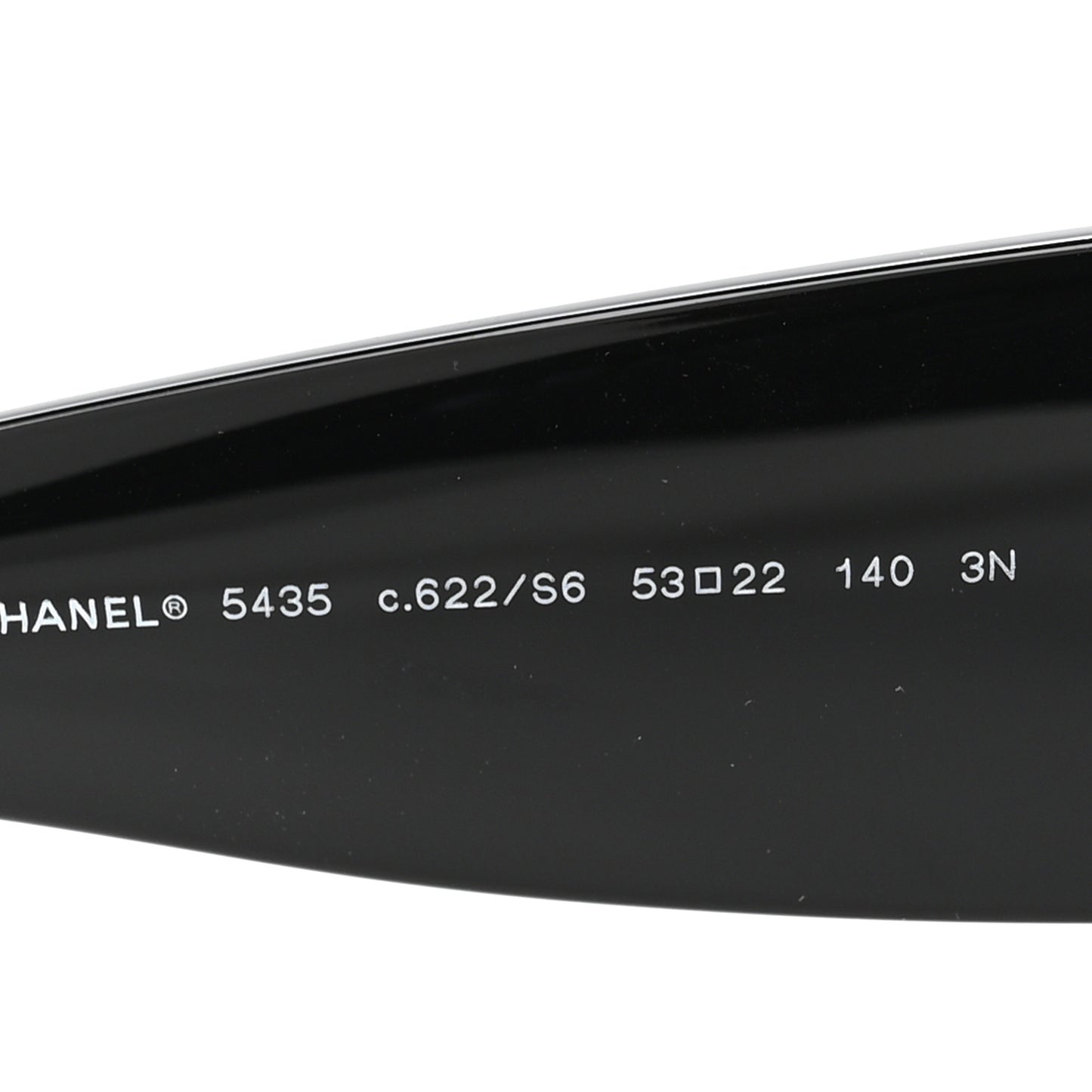 Acetate Rectangle Sunglasses 5435 Black