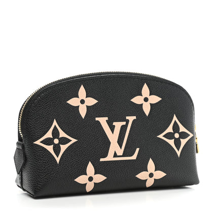 Louis Vuitton Empreinte Monogram Giant Cosmetic Pouch Black Beige 3 of 7