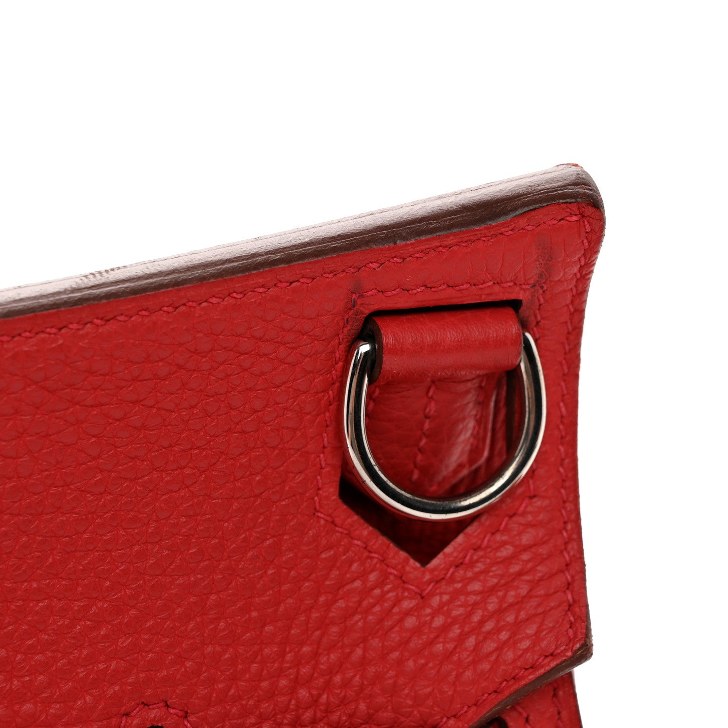 Hermes Taurillon Clemence Jypsiere 28 Geranium 14 of 16