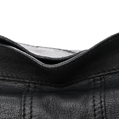 Valentino Garavani Grained Calfskin Catch Satchel Black 12 of 13