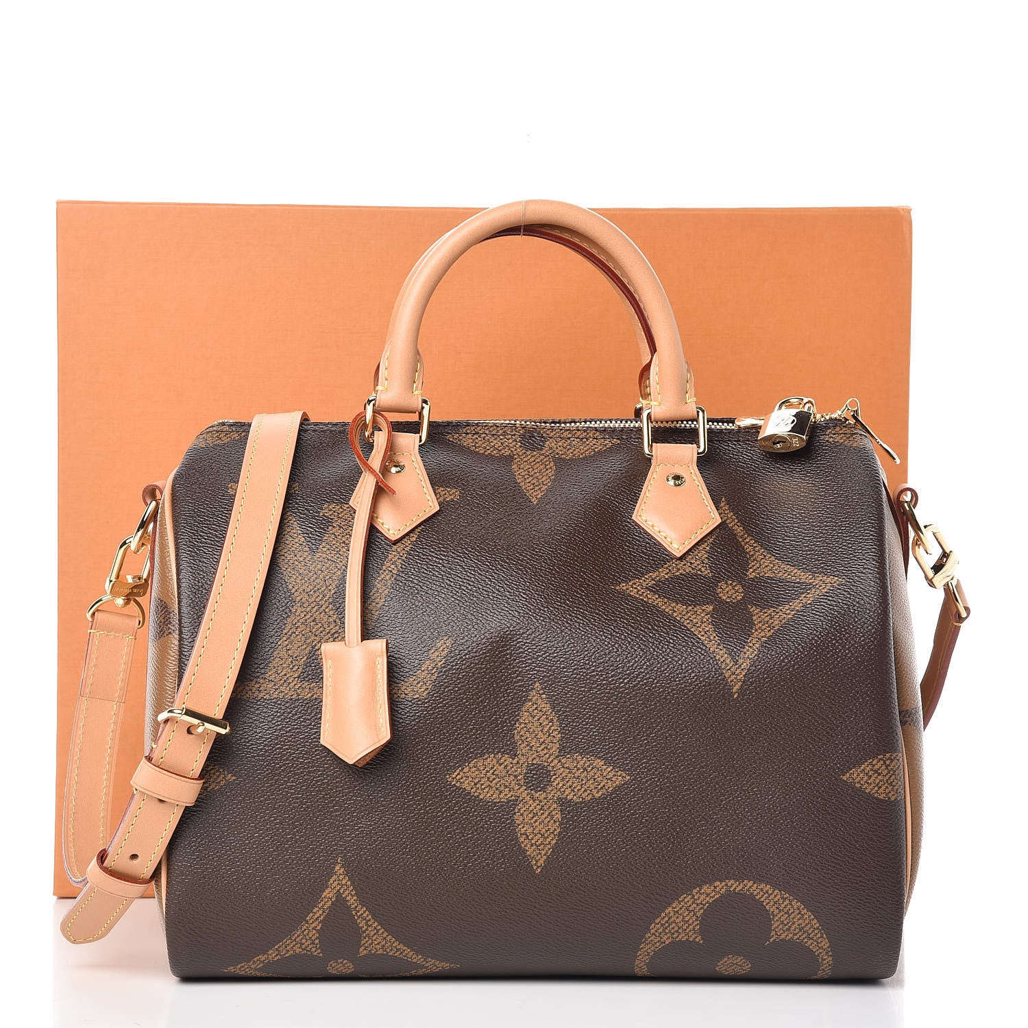 Louis Vuitton Reverse Monogram Giant Speedy Bandouliere 30 10 of 10