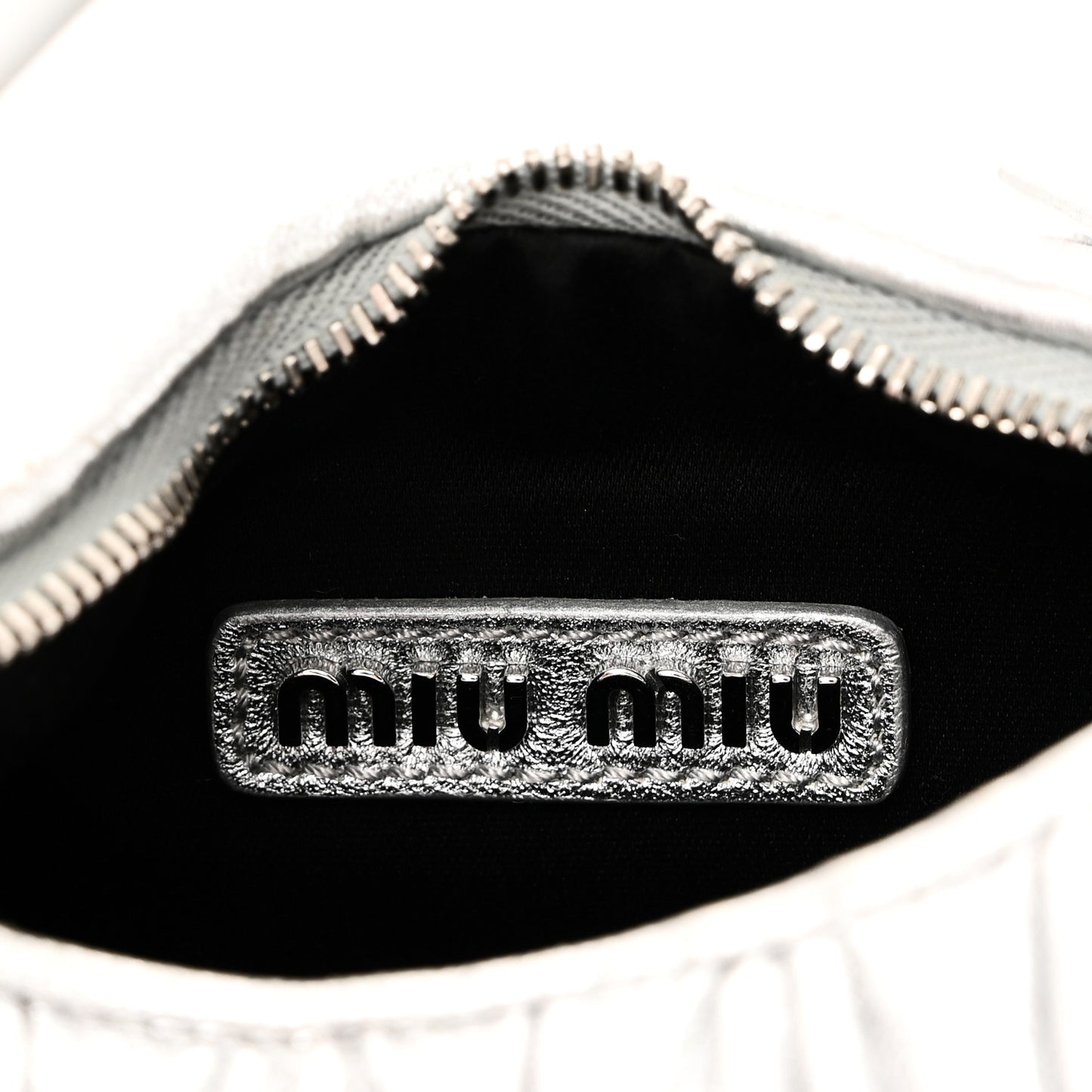 Metallic Nappa Matelasse Mini Wander Hobo Cromo