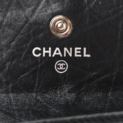 Chanel Calfskin Quilted Cambon Key Holder Case Black 6 of 8