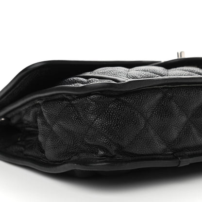 Chanel Caviar Quilted Large French Riviera Flap Black 9 of 13