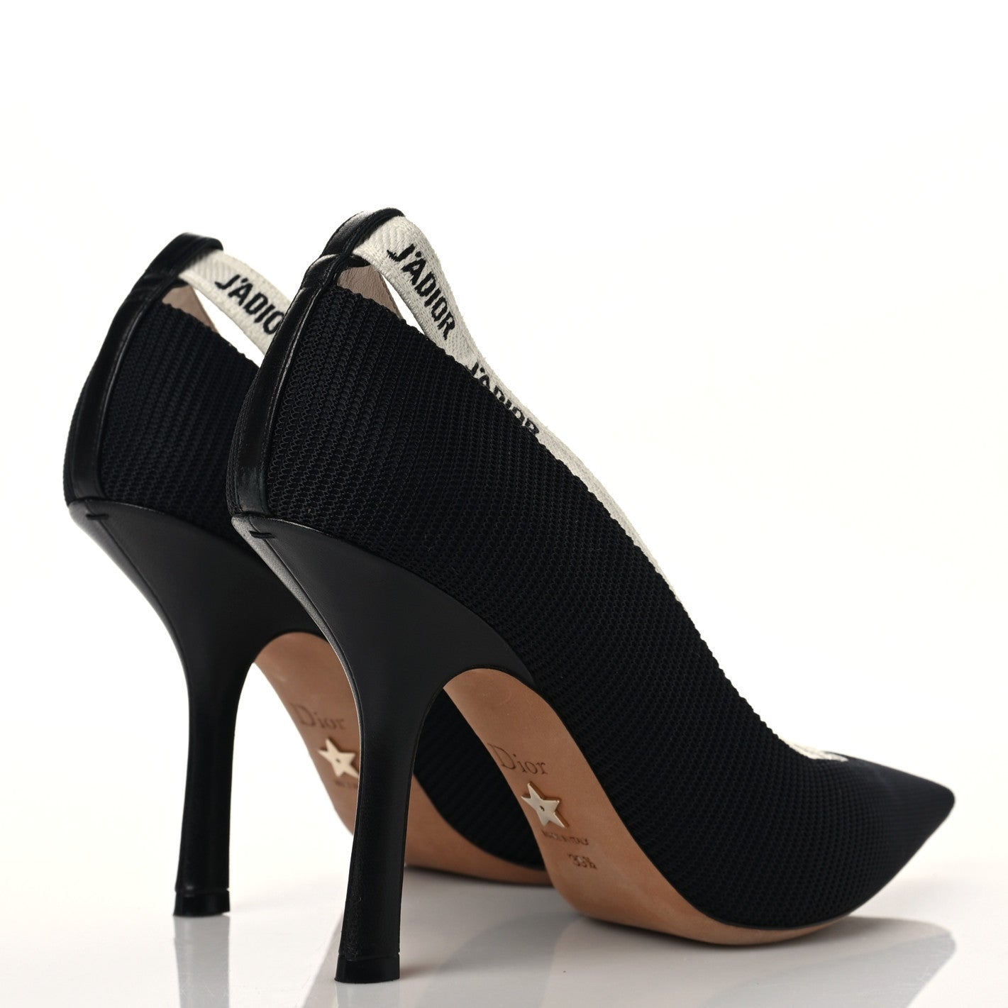 Technical Canvas J'Adior Ribbon Pumps 39.5 Black