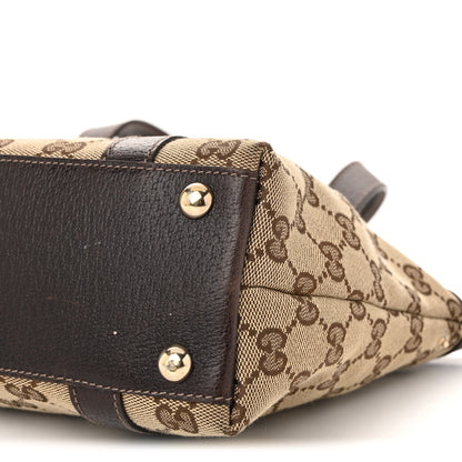 Gucci Monogram Small Abbey Tote Dark Brown 10 of 10