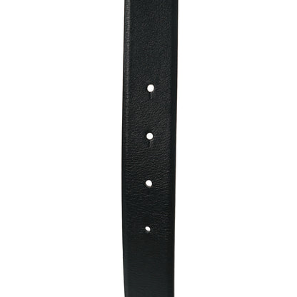 Chanel Calfskin Pearl Crystal CC Belt 90 36 Black 3 of 7
