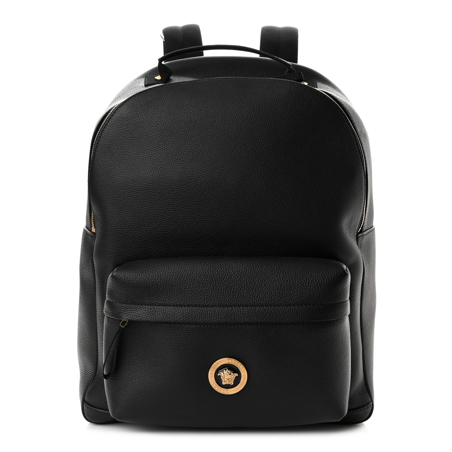 Versace Calfskin Medusa Backpack Black 1 of 9