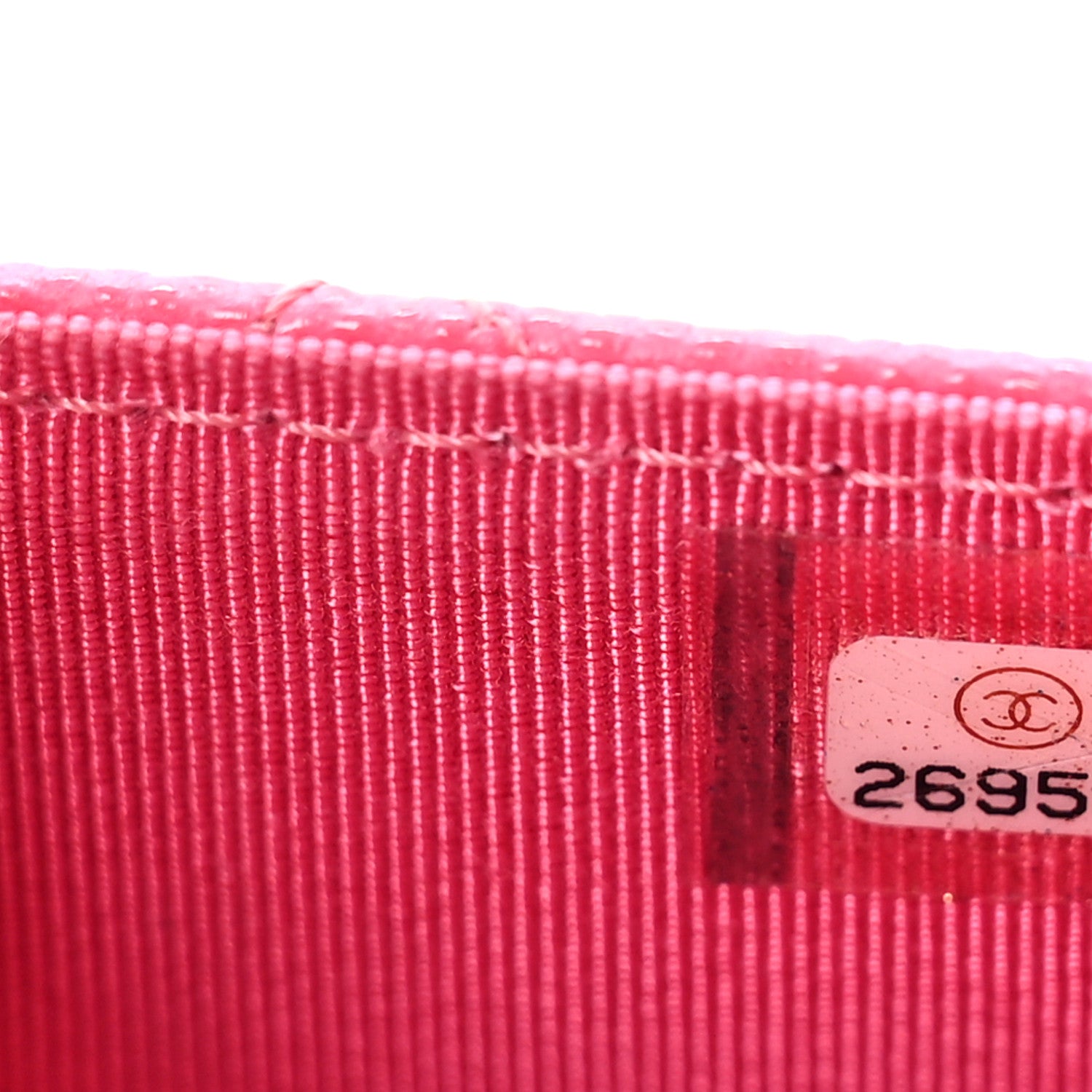 Chanel Caviar Quilted Flap Card Holder Wallet Pink 7 of 9