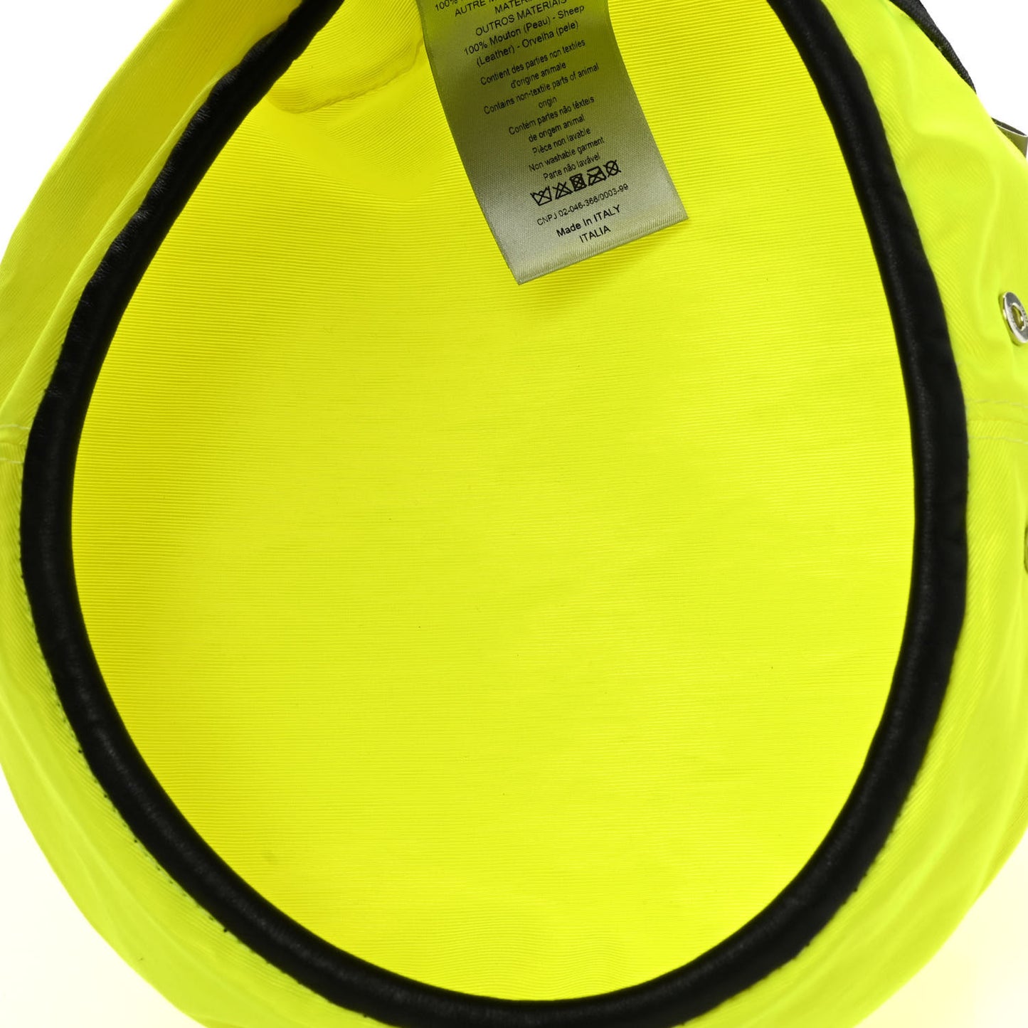 Polyester Sheepskin Mens Beret L Yellow