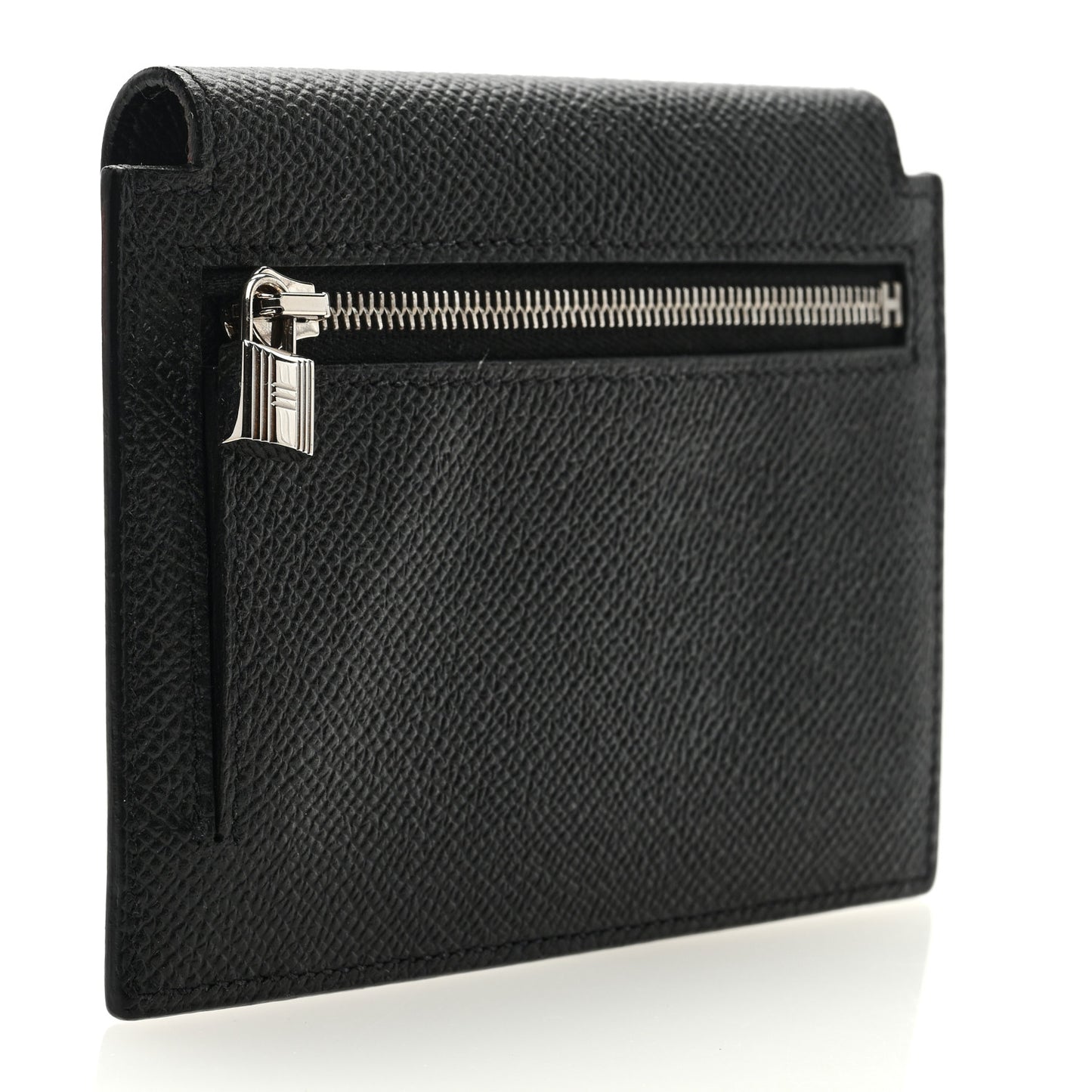 Epsom Kelly Pocket Compact Wallet Black