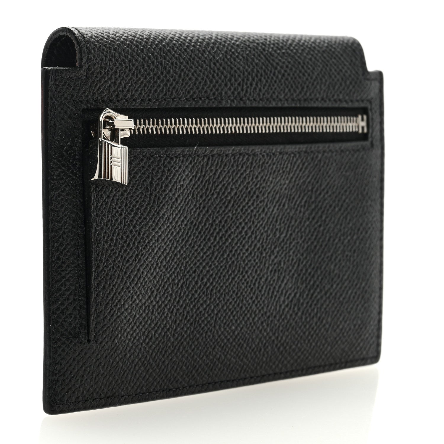 Hermes Epsom Kelly Pocket Compact Wallet Black 3 of 7